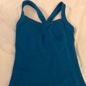 Zella blue workout top